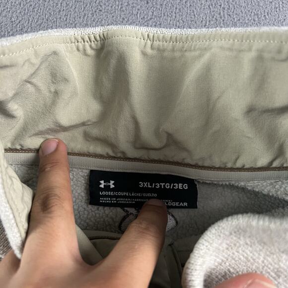 Under Armour Sweater Mens 3XL Gray Specialist 2.0 Henley Pullover Snap Outdoor - Picture 6 of 10